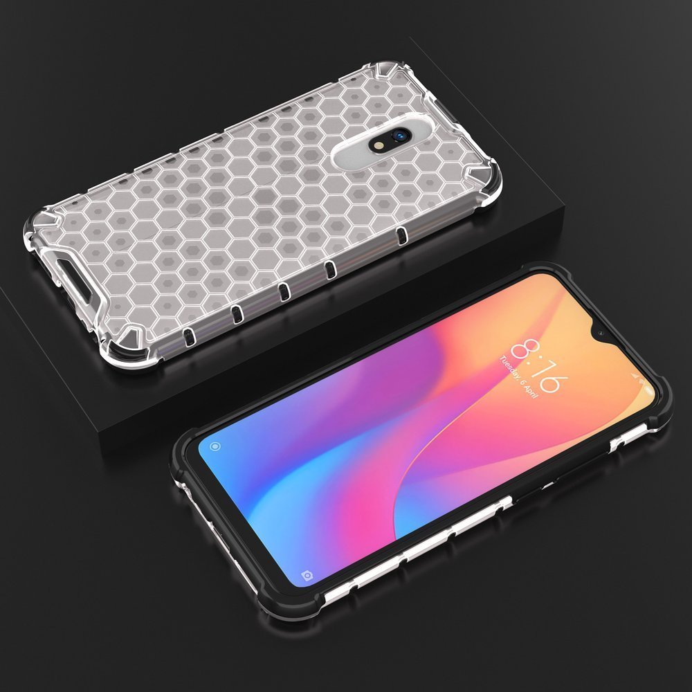 Pokrowiec pancerny Honeycomb prze�roczysty Xiaomi Redmi 8A / 9