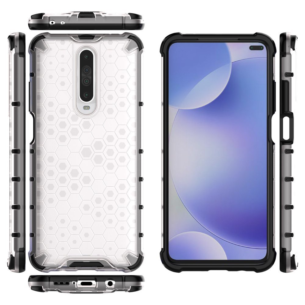 Pokrowiec pancerny Honeycomb prze�roczysty Xiaomi Redmi K30 / 10