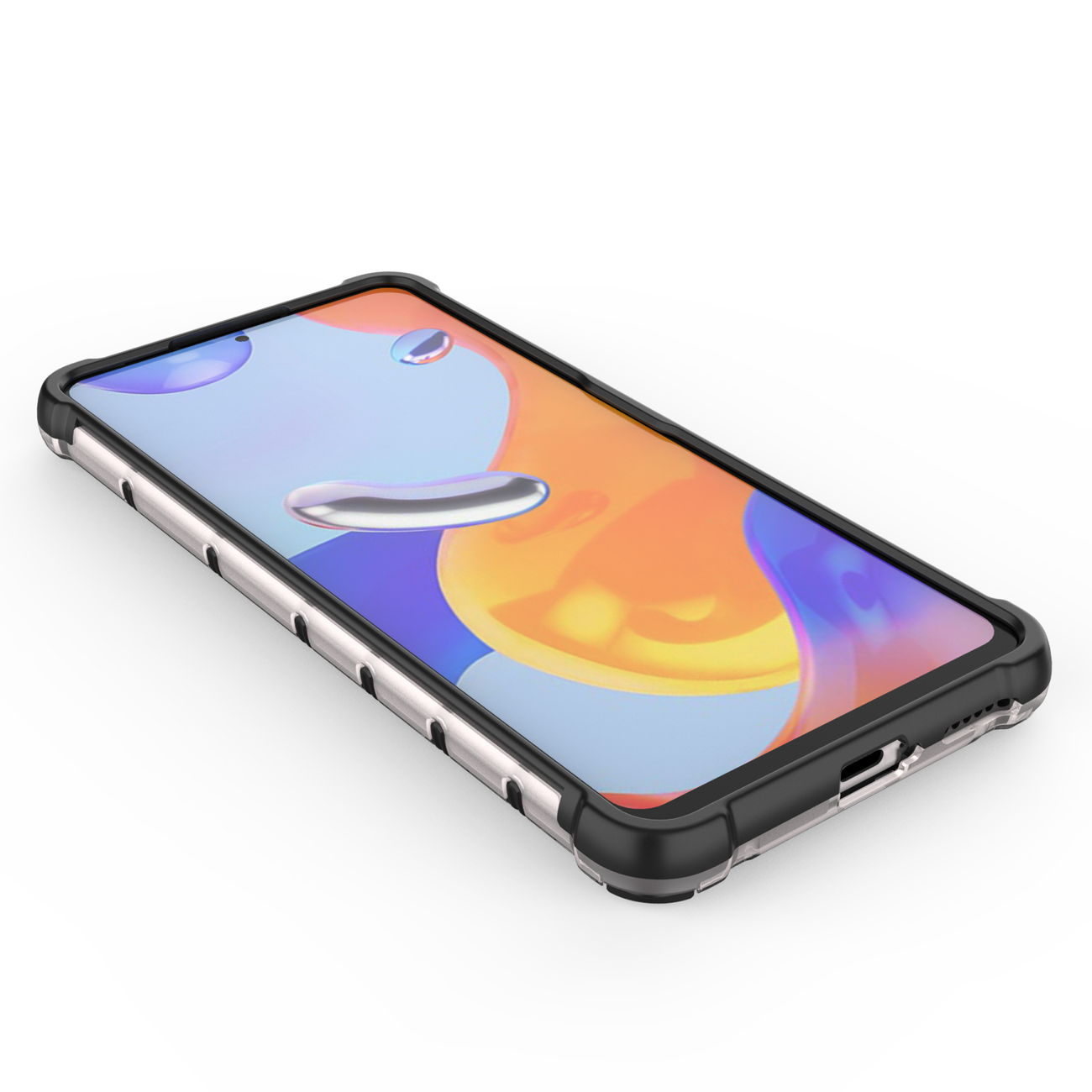 Pokrowiec pancerny Honeycomb prze�roczysty Xiaomi Redmi Note 11 Pro / 11