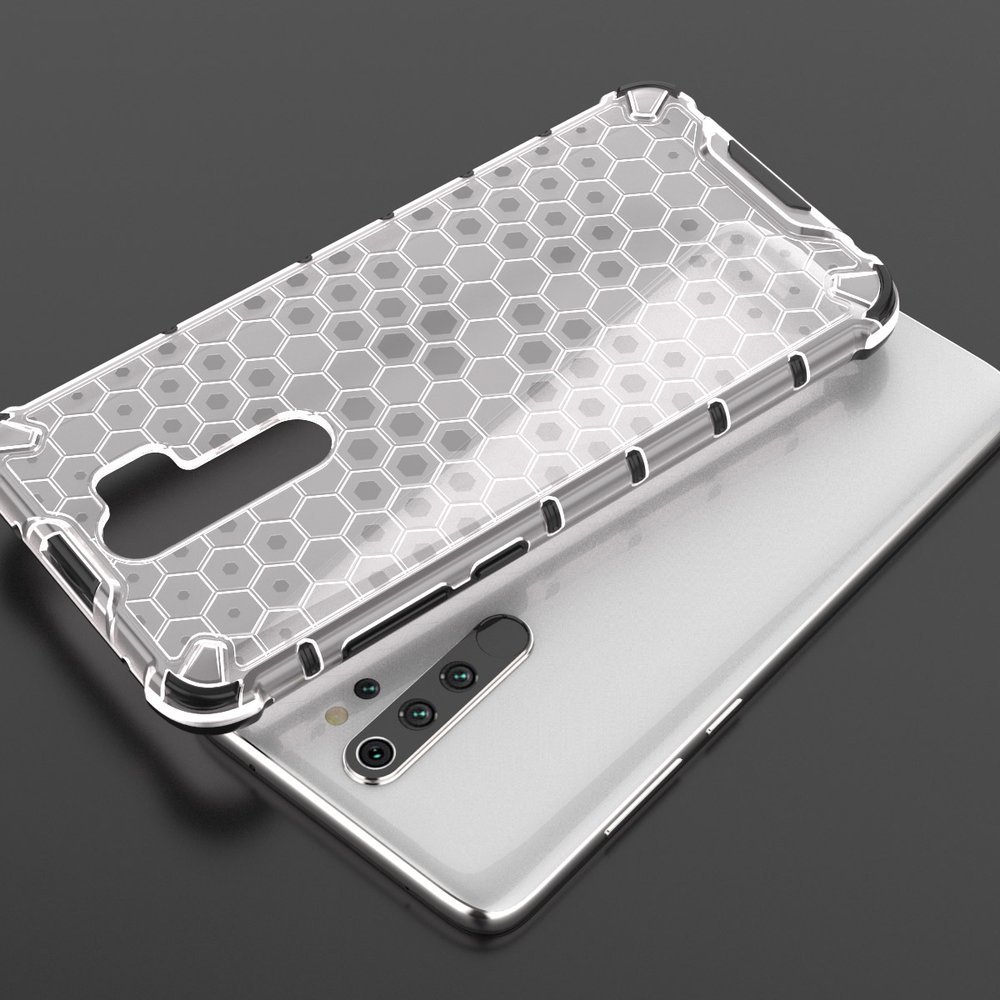 Pokrowiec pancerny Honeycomb przeroczysty Xiaomi Redmi Note 8 Pro / 7