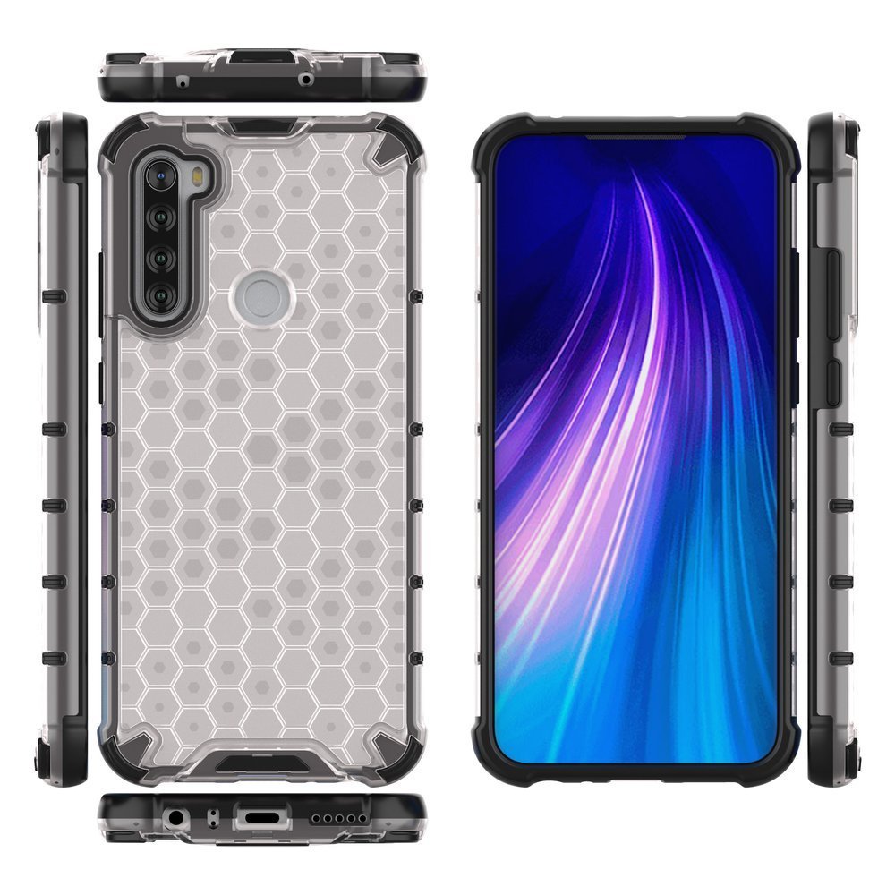 Pokrowiec pancerny Honeycomb prze�roczysty Xiaomi Redmi Note 8T / 12