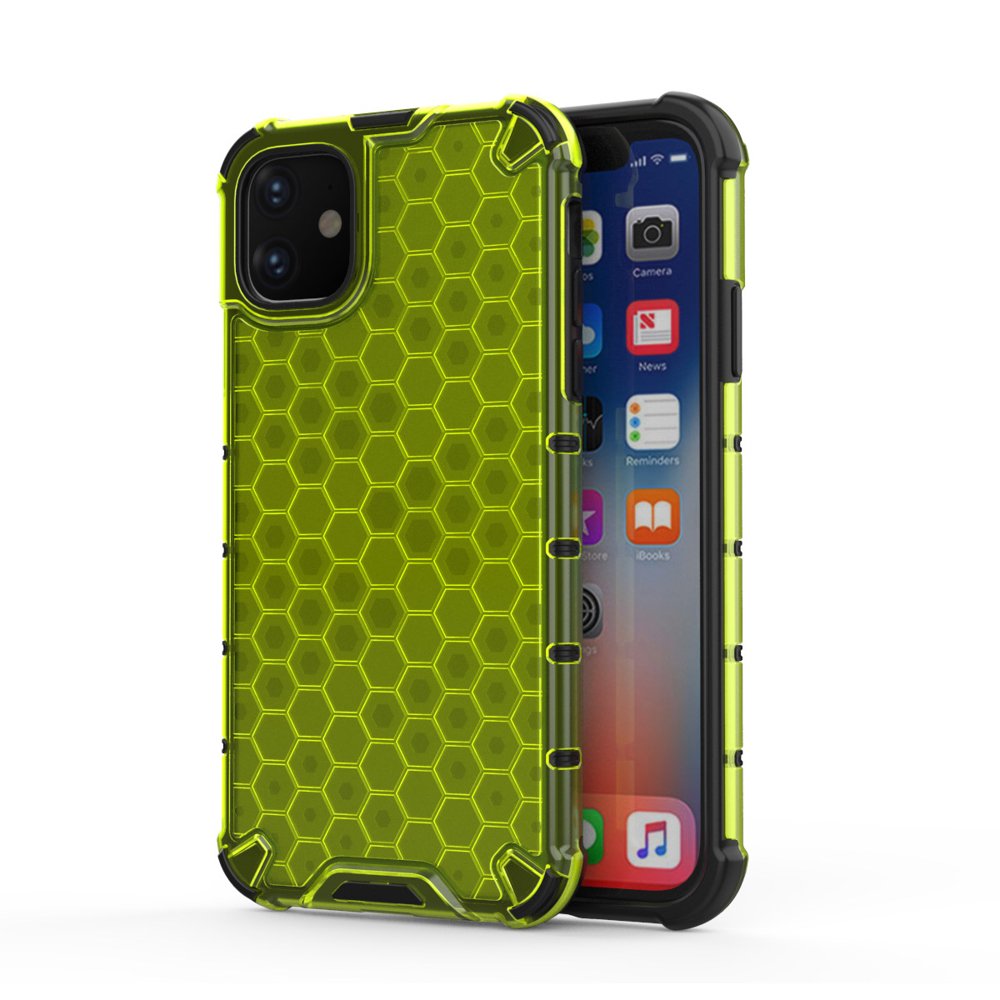 Pokrowiec pancerny Honeycomb zielony Apple iPhone 11