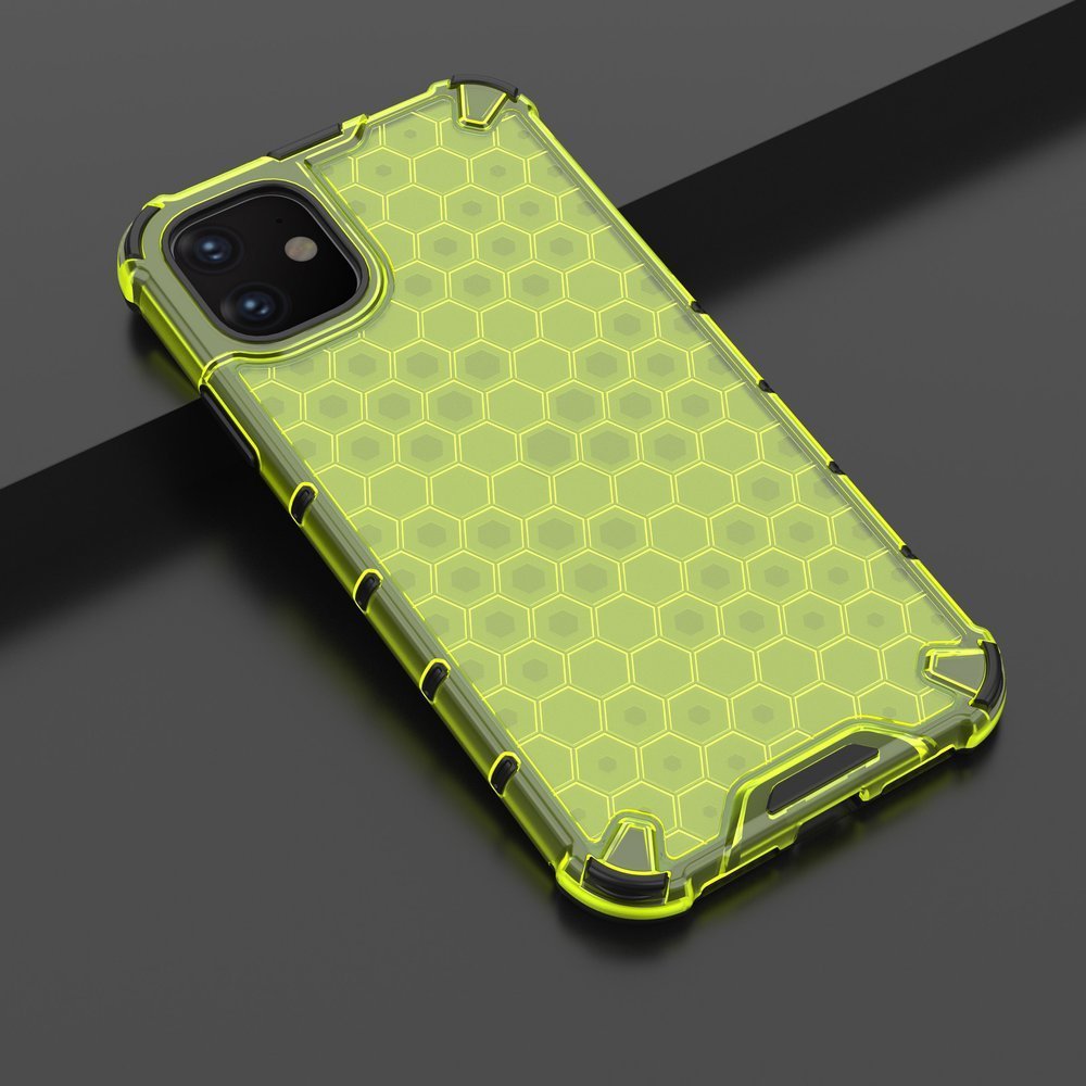 Pokrowiec pancerny Honeycomb zielony Apple iPhone 11 / 10