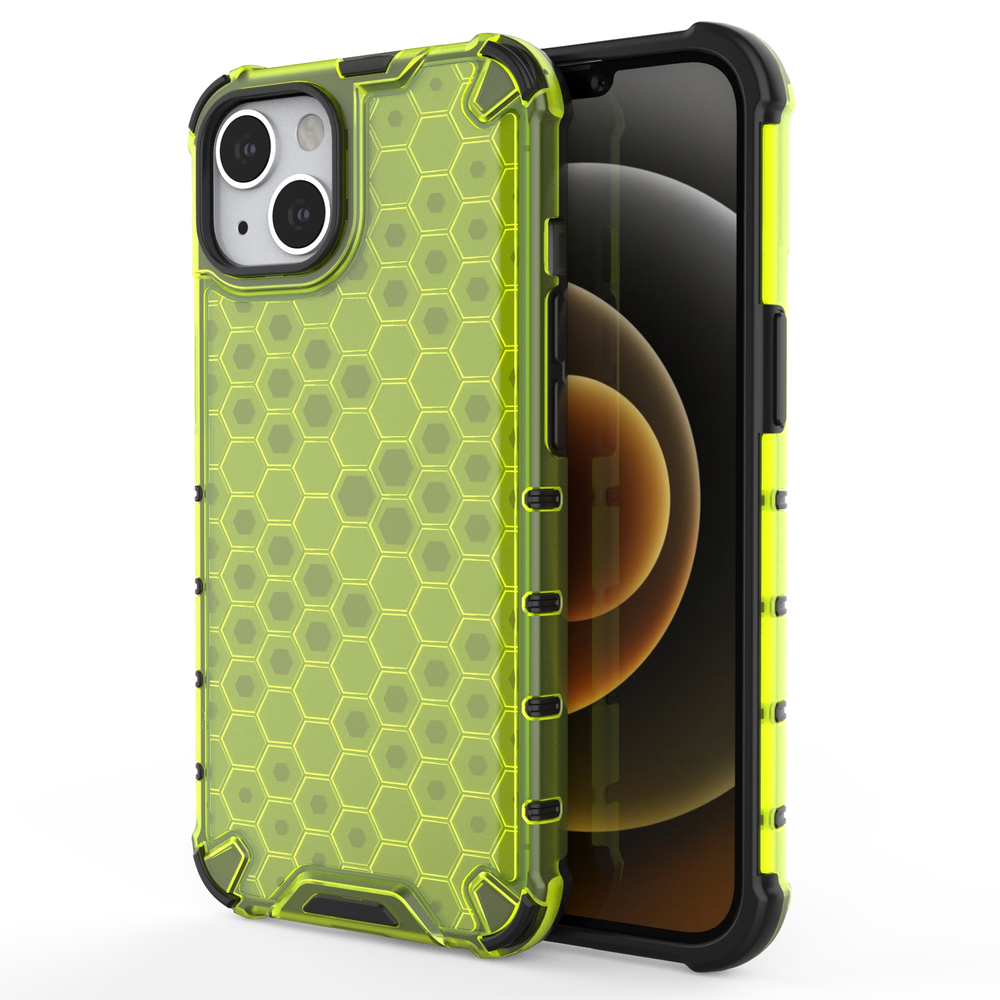 Pokrowiec pancerny Honeycomb zielony Apple iPhone 13