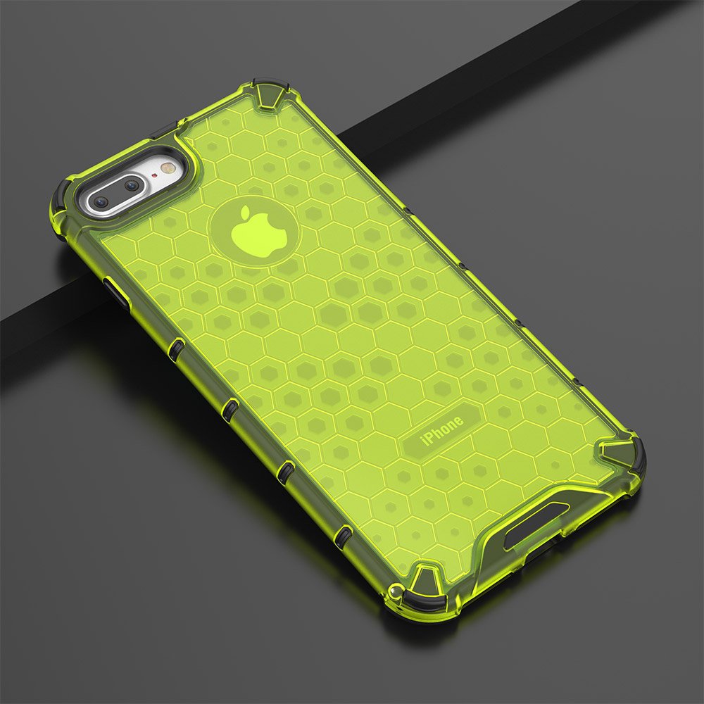 Pokrowiec pancerny Honeycomb zielony Apple iPhone 7 Plus / 10