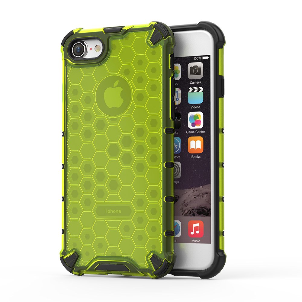 Pokrowiec pancerny Honeycomb zielony Apple iPhone 8