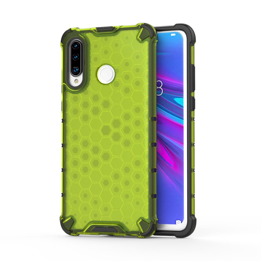 Pokrowiec pancerny Honeycomb zielony Huawei P30 Lite
