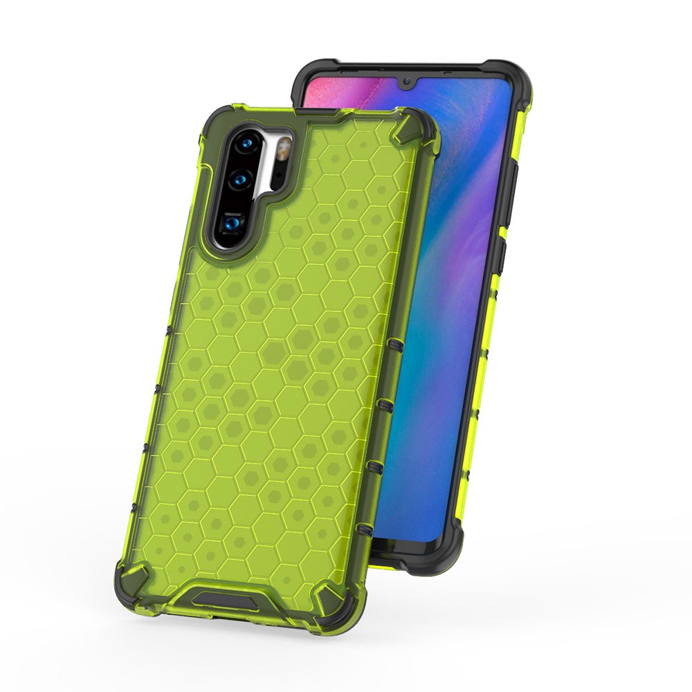 Pokrowiec pancerny Honeycomb zielony Huawei P30 Pro / 3 Pokrowiec pancerny Honeycomb zielony Huawei P30 Pro / 3