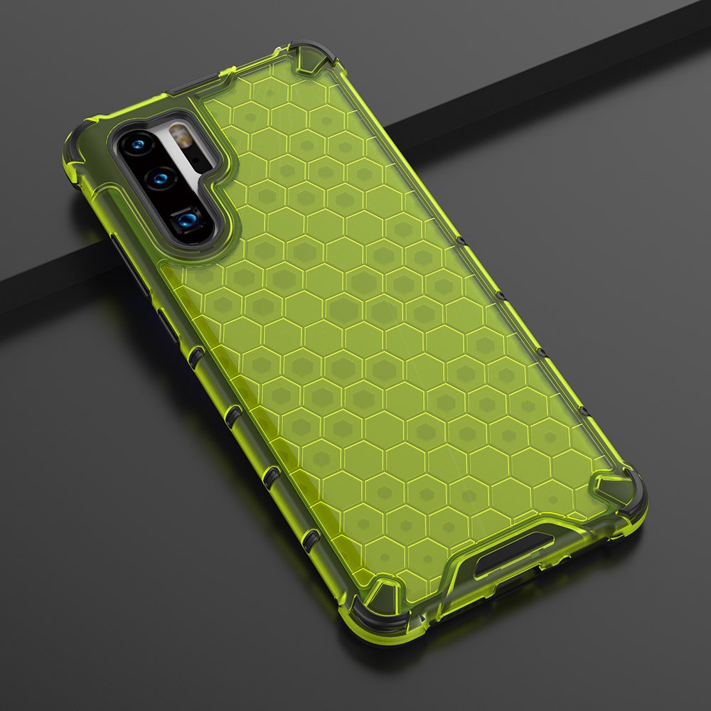 Pokrowiec pancerny Honeycomb zielony Huawei P30 Pro / 8 Pokrowiec pancerny Honeycomb zielony Huawei P30 Pro / 8