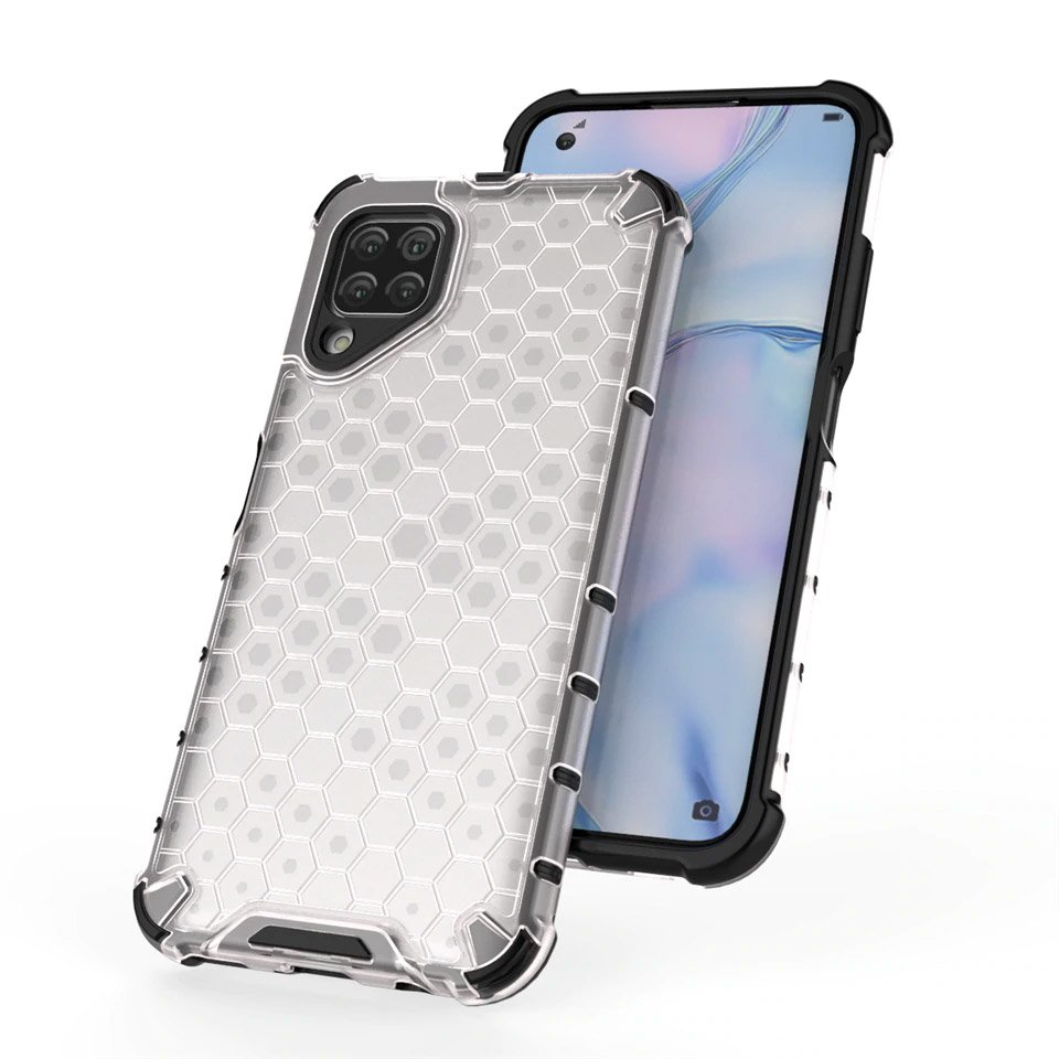 Pokrowiec pancerny Honeycomb zielony Huawei P40 Lite / 5 Pokrowiec pancerny Honeycomb zielony Huawei P40 Lite / 5
