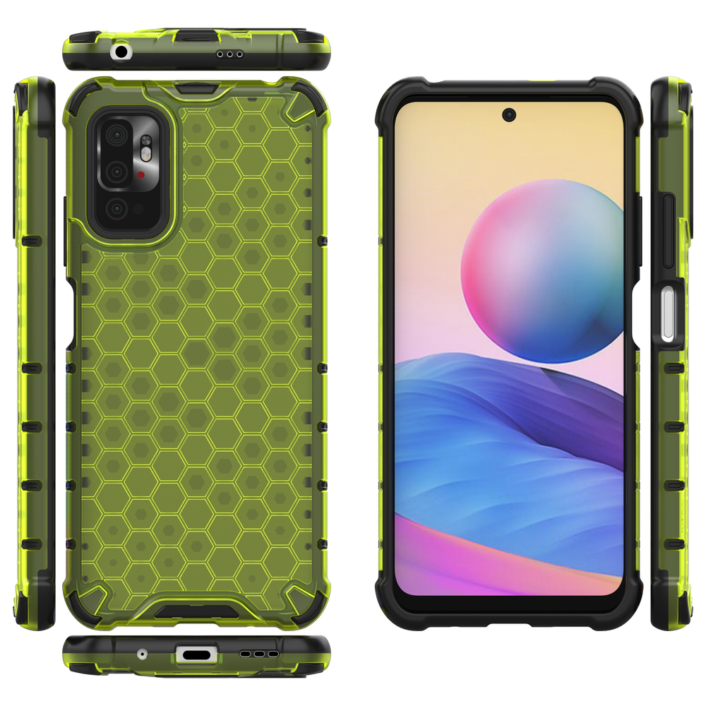 Pokrowiec pancerny Honeycomb zielony Poco M3 Pro / 2 Pokrowiec pancerny Honeycomb zielony Poco M3 Pro / 2