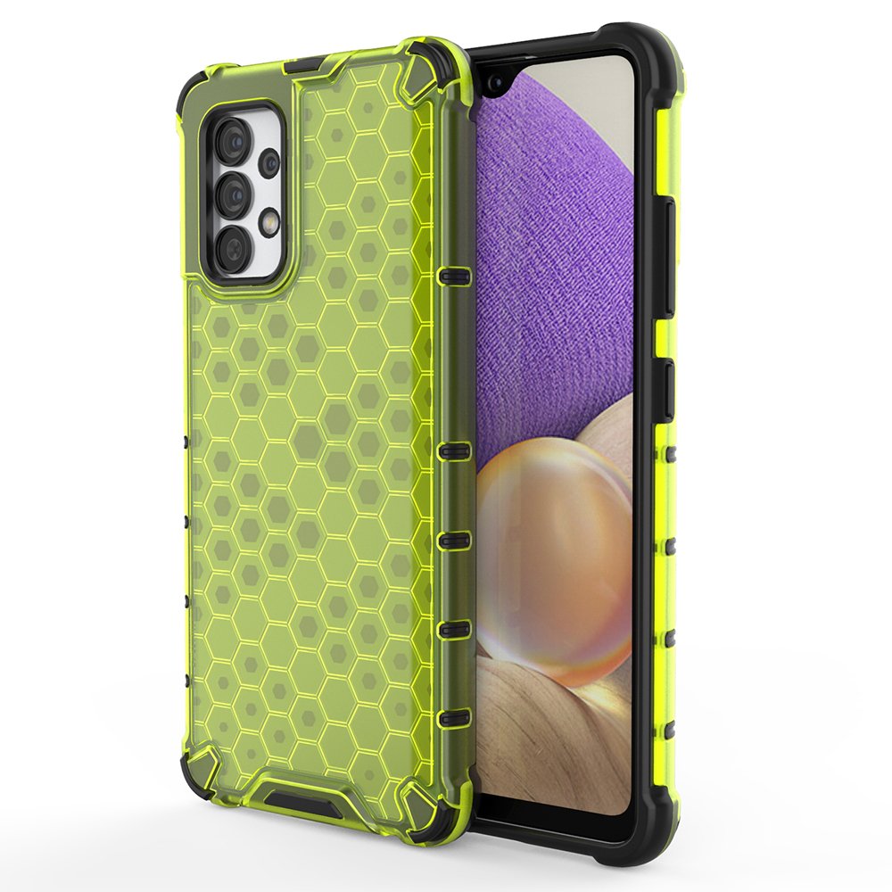 Pokrowiec pancerny Honeycomb zielony Samsung A32 4G