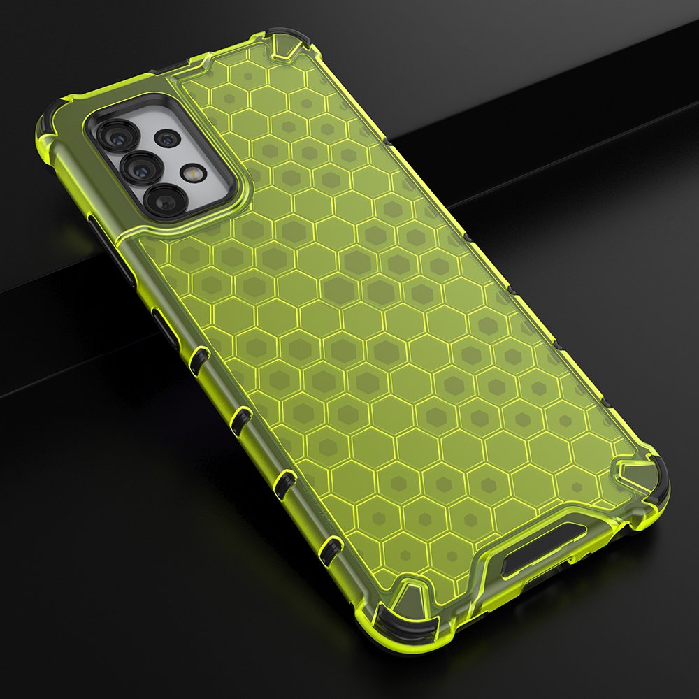 Pokrowiec pancerny Honeycomb zielony Samsung A32 4G / 4