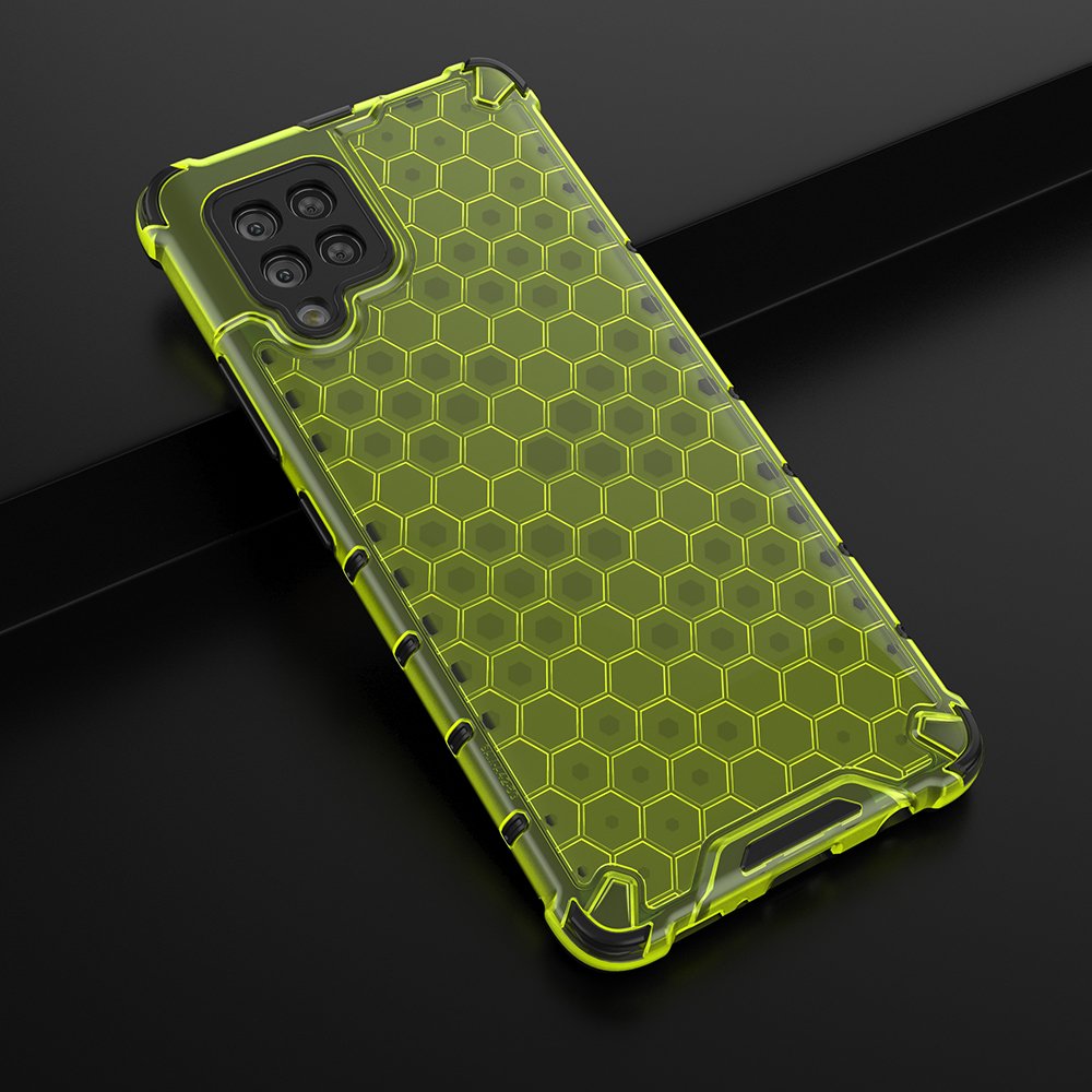 Pokrowiec pancerny Honeycomb zielony Samsung Galaxy A42 5G / 4