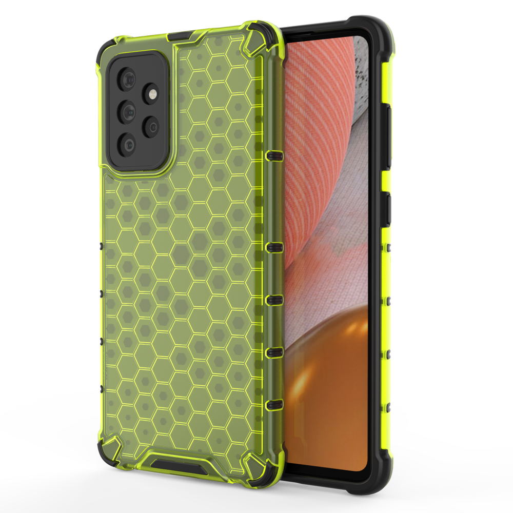 Pokrowiec pancerny Honeycomb zielony Samsung A72 4G