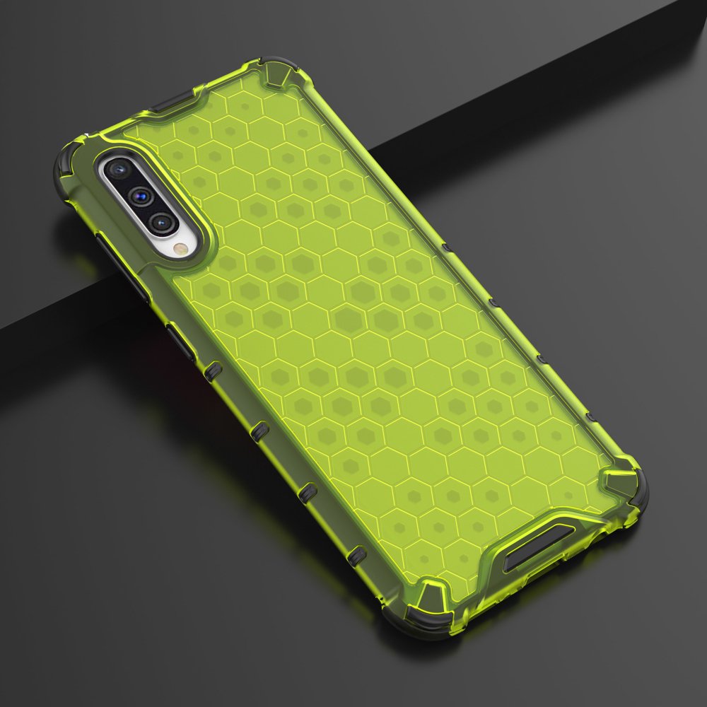 Pokrowiec pancerny Honeycomb zielony Samsung Galaxy A30s / 11