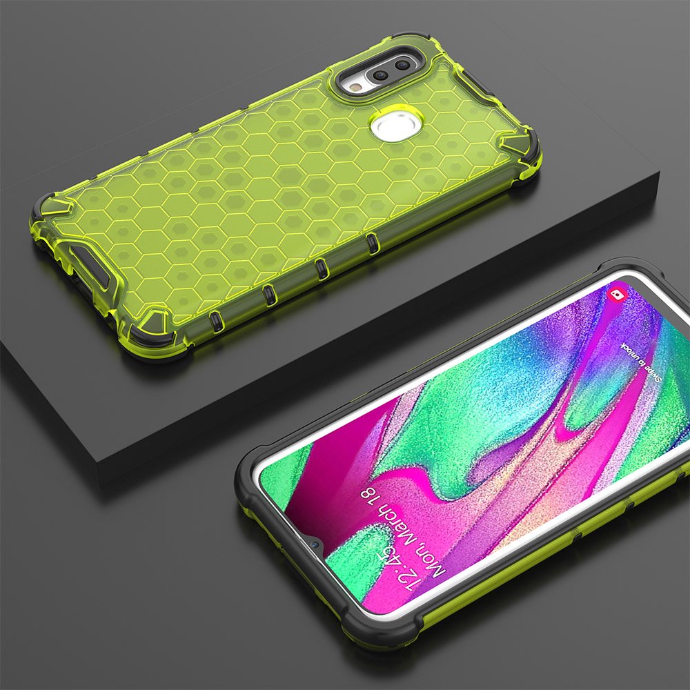 Pokrowiec pancerny Honeycomb zielony Samsung Galaxy A40 / 10 Pokrowiec pancerny Honeycomb zielony Samsung Galaxy A40 / 10