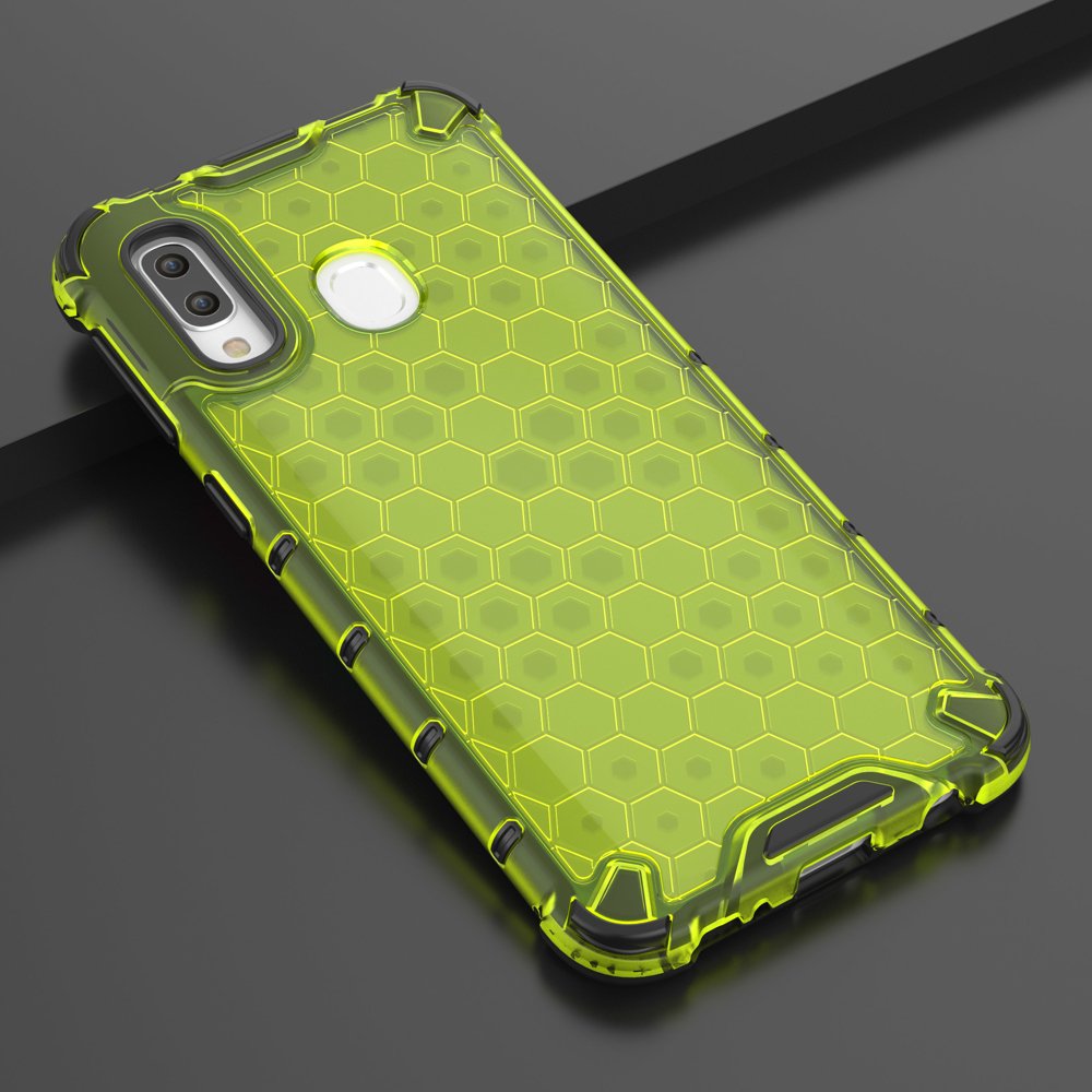 Pokrowiec pancerny Honeycomb zielony Samsung Galaxy A40 / 11