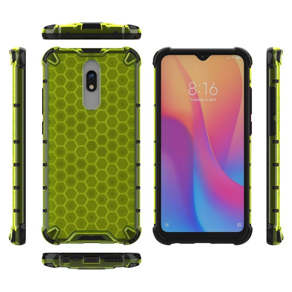 Pokrowiec pancerny Honeycomb zielony Xiaomi Redmi 8A / 9