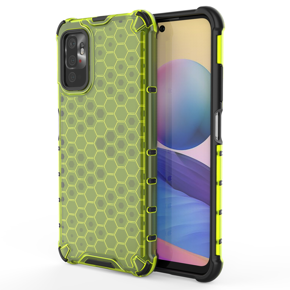 Pokrowiec pancerny Honeycomb zielony Xiaomi Redmi Note 10 5G