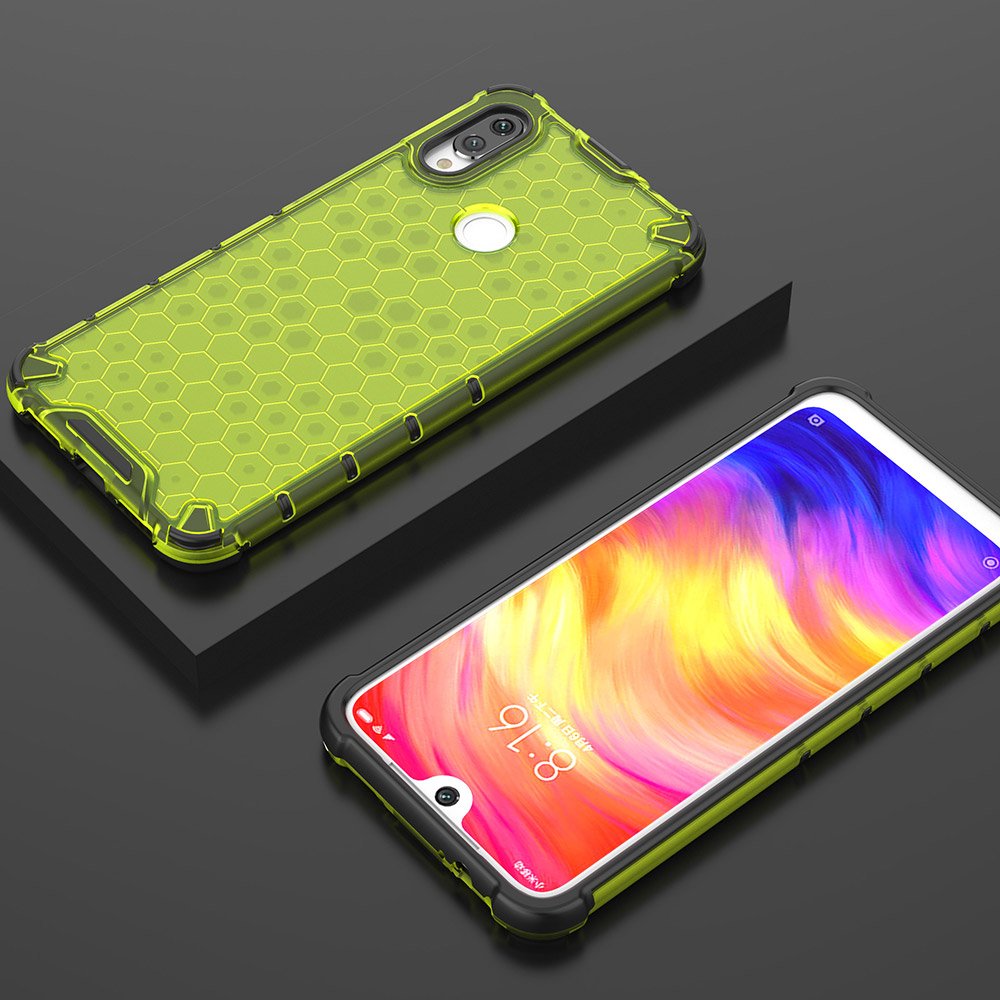 Pokrowiec pancerny Honeycomb zielony Xiaomi Redmi Note 7 / 10