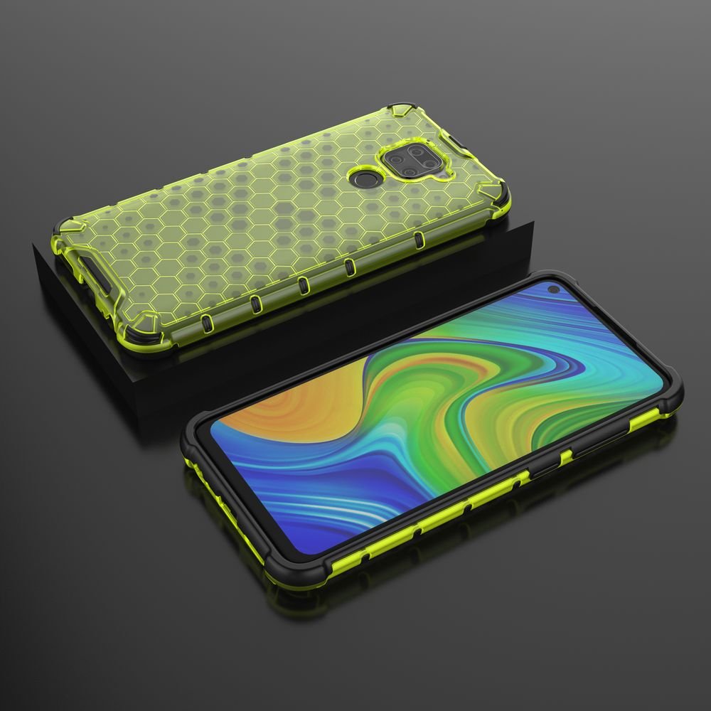 Pokrowiec pancerny Honeycomb zielony Xiaomi Redmi Note 9 / 12
