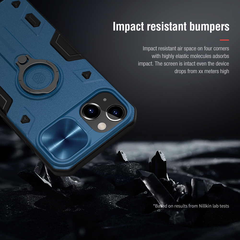 Pokrowiec pancerny Nillkin CamShield Armor czarny Apple iPhone 13 / 10 Pokrowiec pancerny Nillkin CamShield Armor czarny Apple iPhone 13 / 10