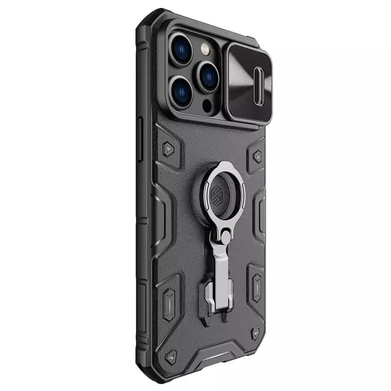 Pokrowiec pancerny Nillkin CamShield Armor czarny Apple iPhone 14 Pro / 5