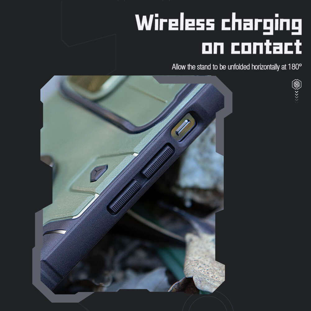 Pokrowiec pancerny Nillkin CamShield Armor czarny Apple iPhone 14 / 12