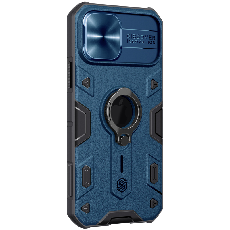 Pokrowiec pancerny Nillkin CamShield Armor niebieski Apple iPhone 12 Pro Max / 3