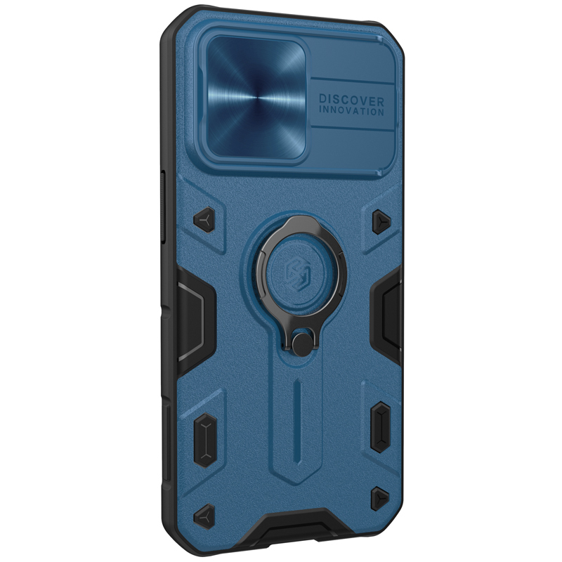 Pokrowiec pancerny Nillkin CamShield Armor niebieski Apple iPhone 13 Pro / 4