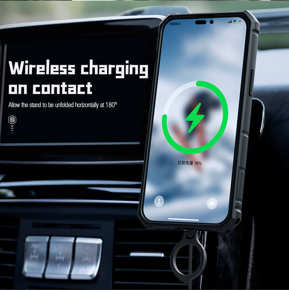 Pokrowiec pancerny Nillkin CamShield Armor niebieski Apple iPhone 13 / 7