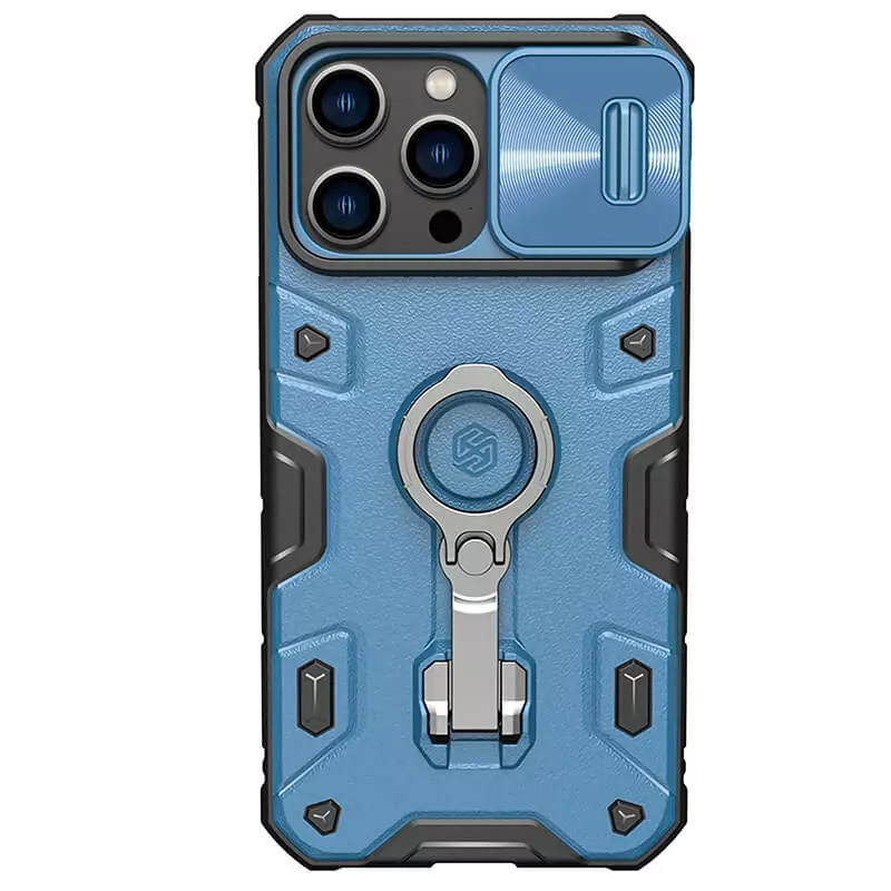 Pokrowiec pancerny Nillkin CamShield Armor niebieski Apple iPhone 14 Pro