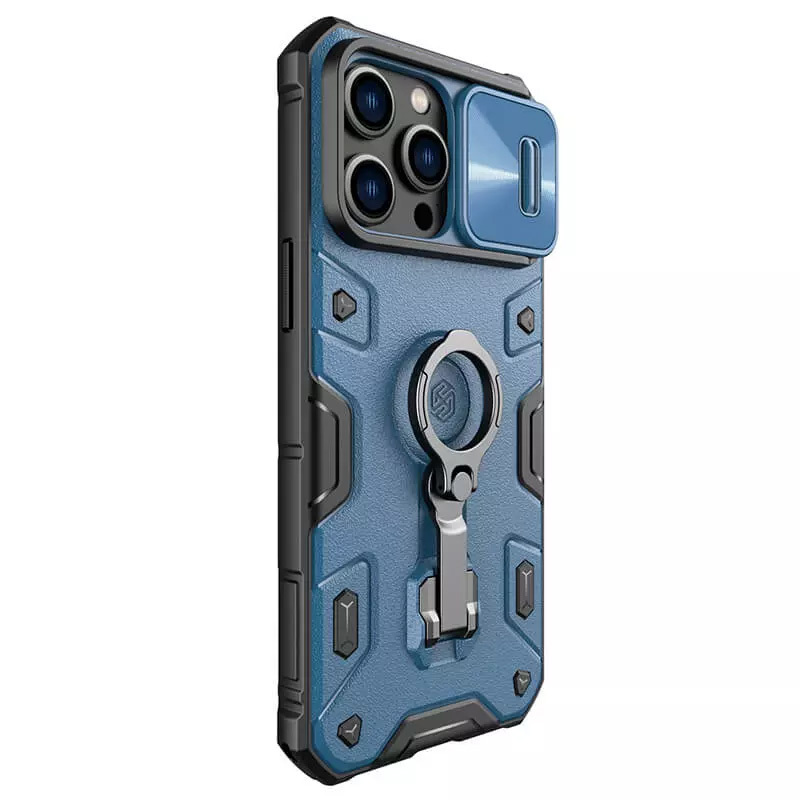 Pokrowiec pancerny Nillkin CamShield Armor niebieski Apple iPhone 14 Pro / 5