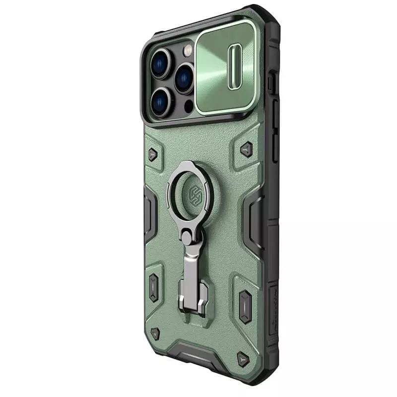 Pokrowiec pancerny Nillkin CamShield Armor zielony Apple iPhone 14 Pro / 4