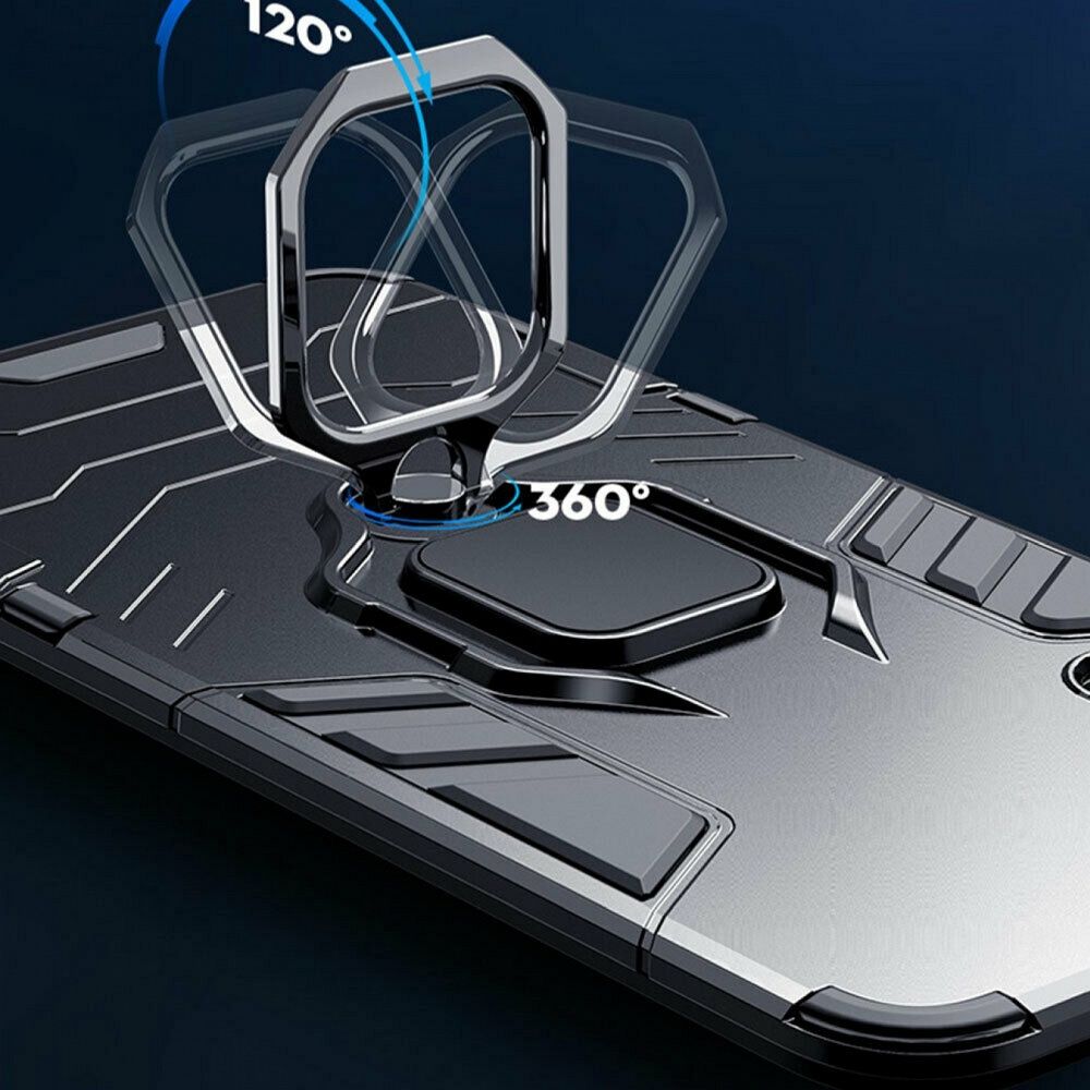 Pokrowiec pancerny Nitro czarny Apple iPhone 12 / 6