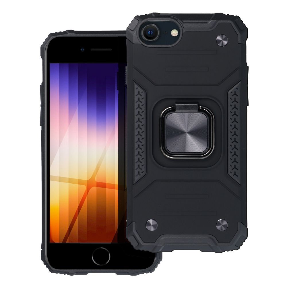 Pokrowiec pancerny Nitro czarny Apple iPhone SE 2020