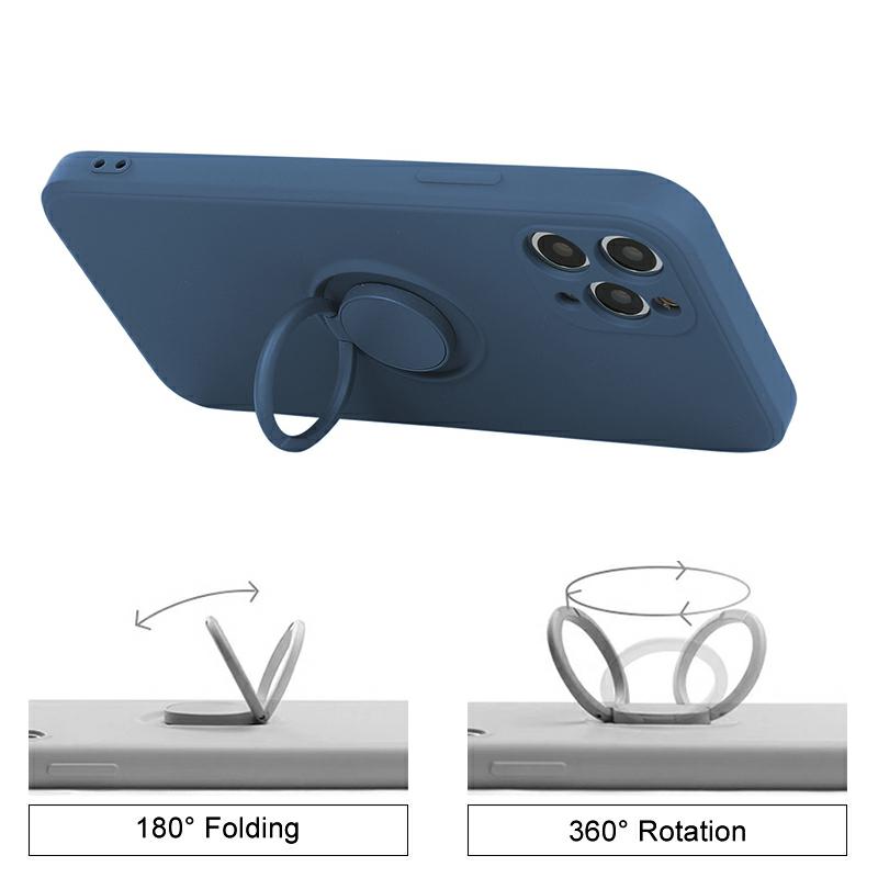 Pokrowiec pancerny Pastel Ring granatowy Huawei p Smart 2021 / 3