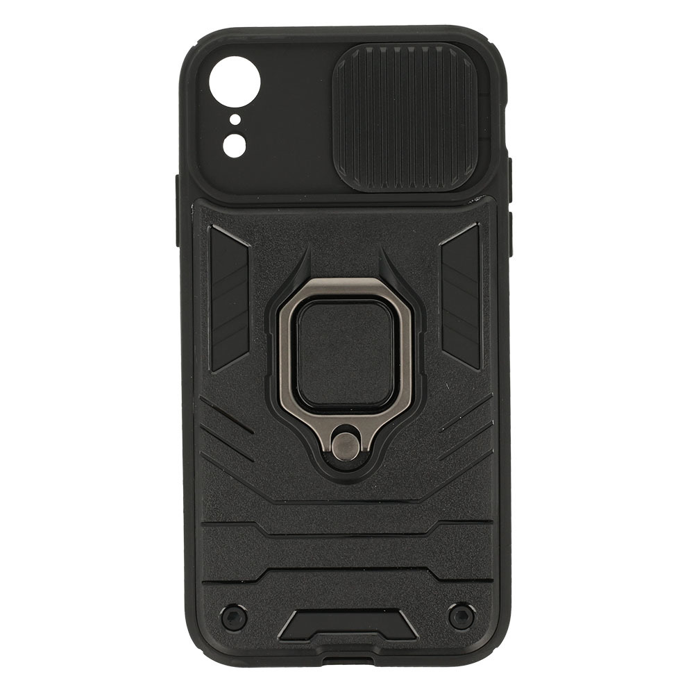 Pokrowiec pancerny Ring Lens Case czarny Apple iPhone XR / 6