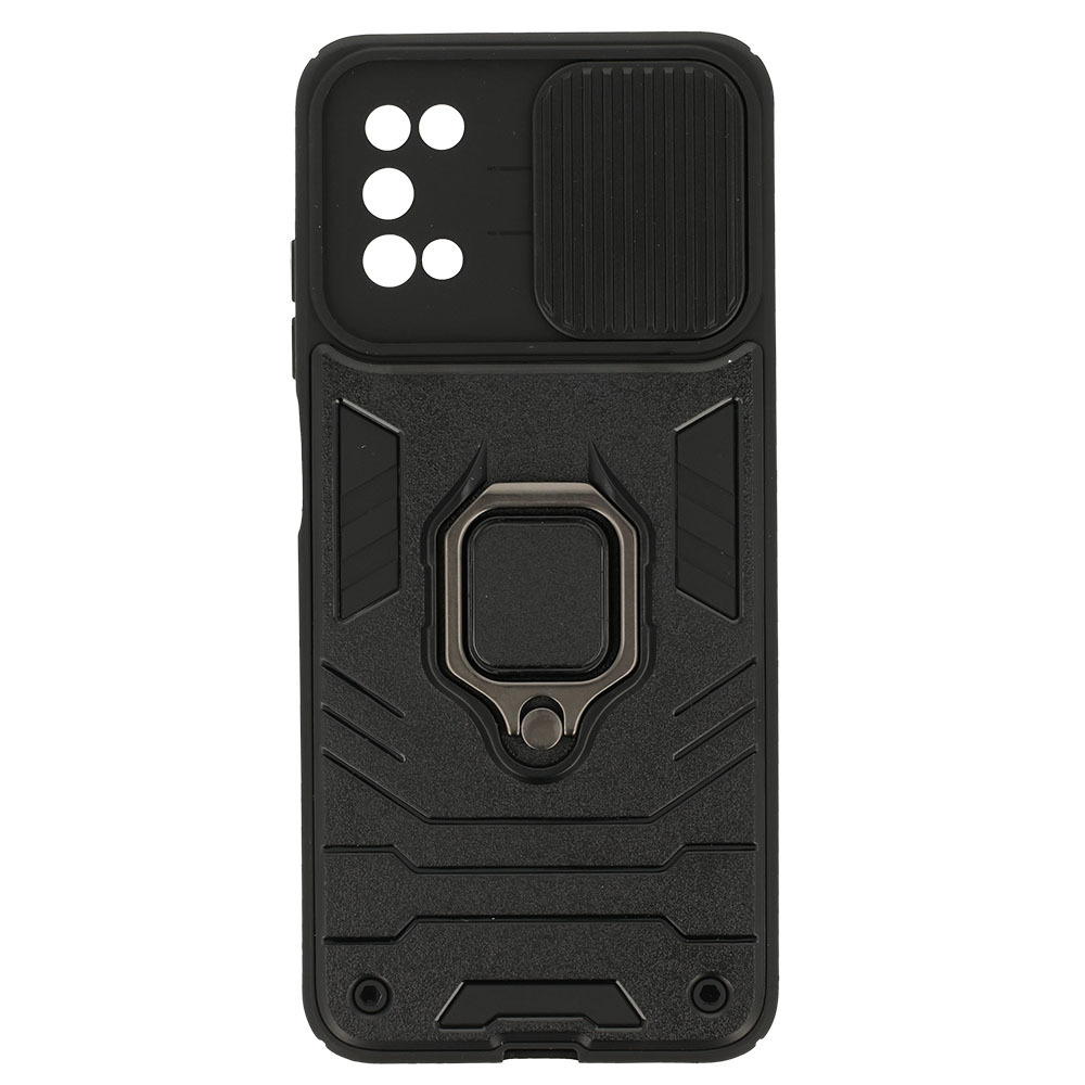 Pokrowiec pancerny Ring Lens Case czarny Samsung A02S / 6