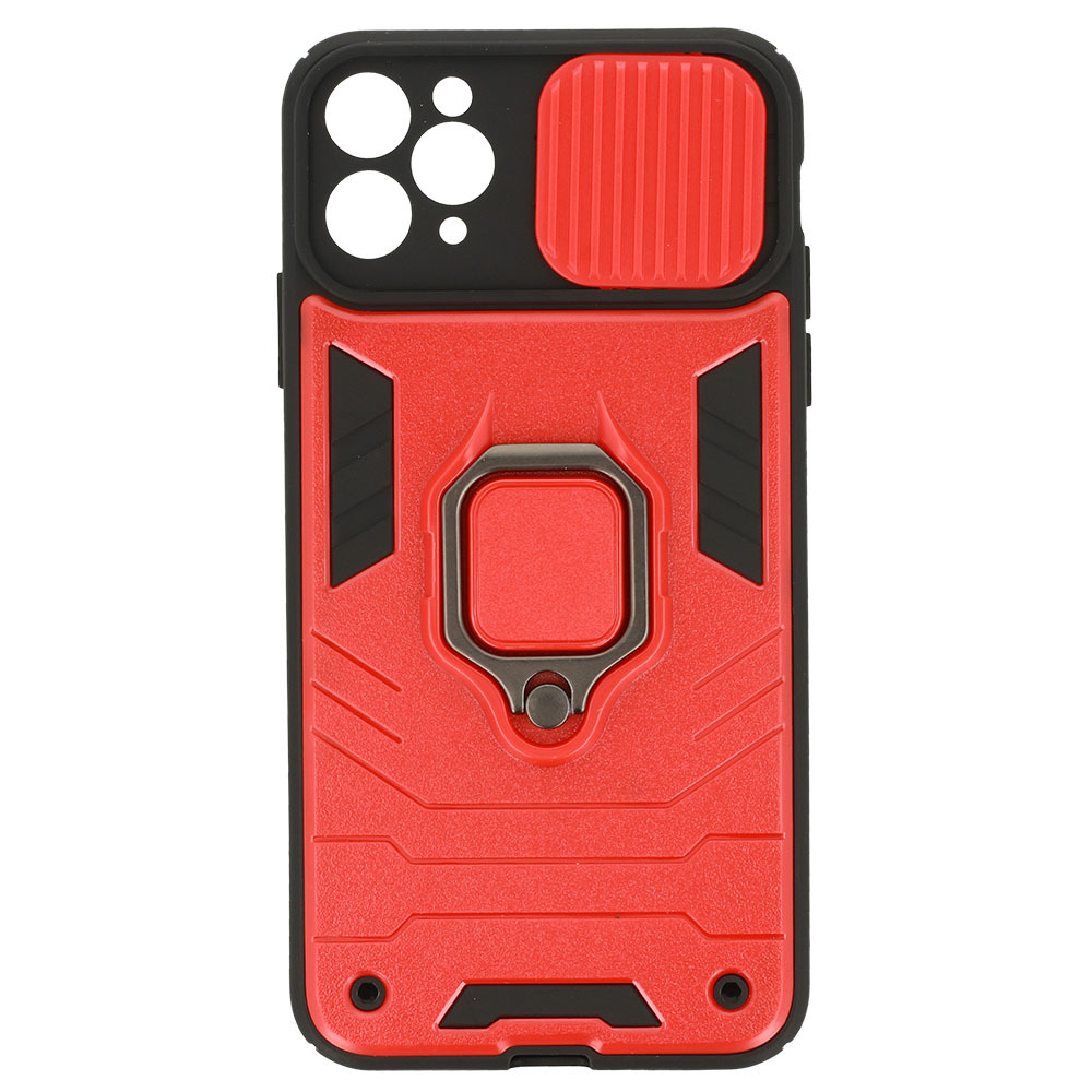 Pokrowiec pancerny Ring Lens Case czerwony Apple iPhone 11 Pro Max / 6