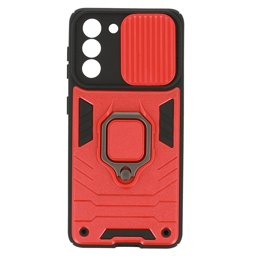 Pokrowiec pancerny Ring Lens Case czerwony Samsung s21 / 6