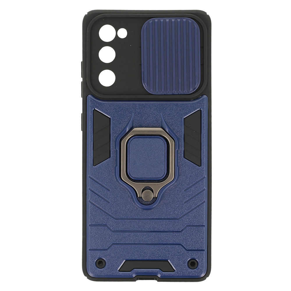 Pokrowiec pancerny Ring Lens Case granatowy Samsung S20 LITE / 6
