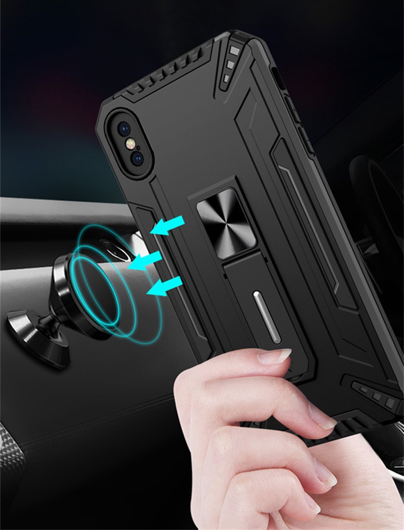 Pokrowiec pancerny Shock Armor Case czarny Xiaomi Redmi 10 / 6