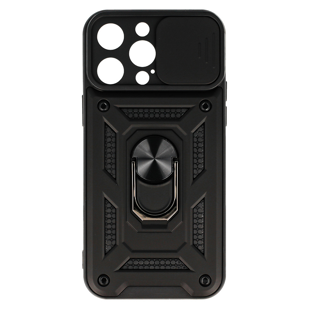 Pokrowiec pancerny Slide Camera Armor Case czarny Apple iPhone 15 Pro Max / 2