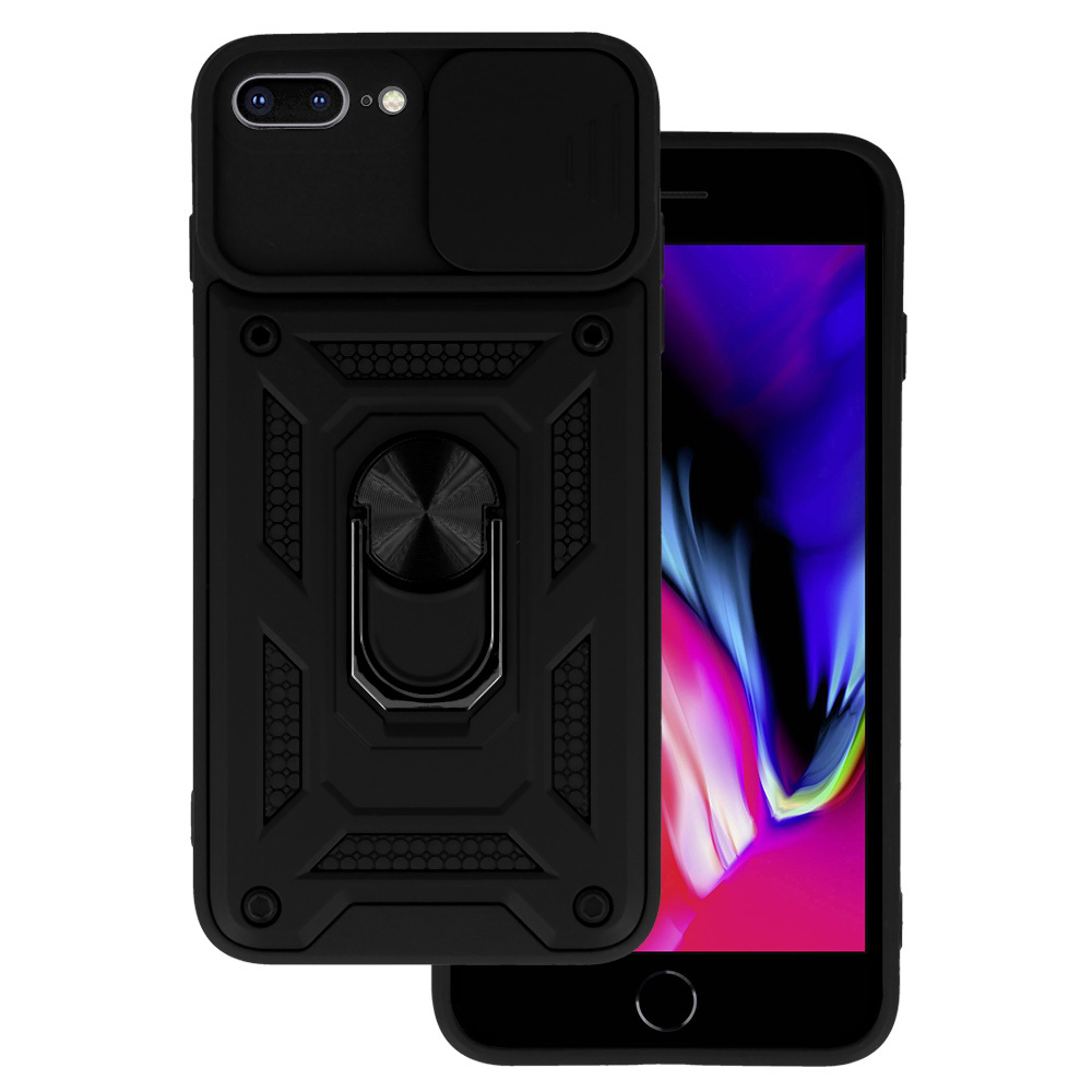 Pokrowiec pancerny Slide Camera Armor Case czarny Apple iPhone 7 Plus