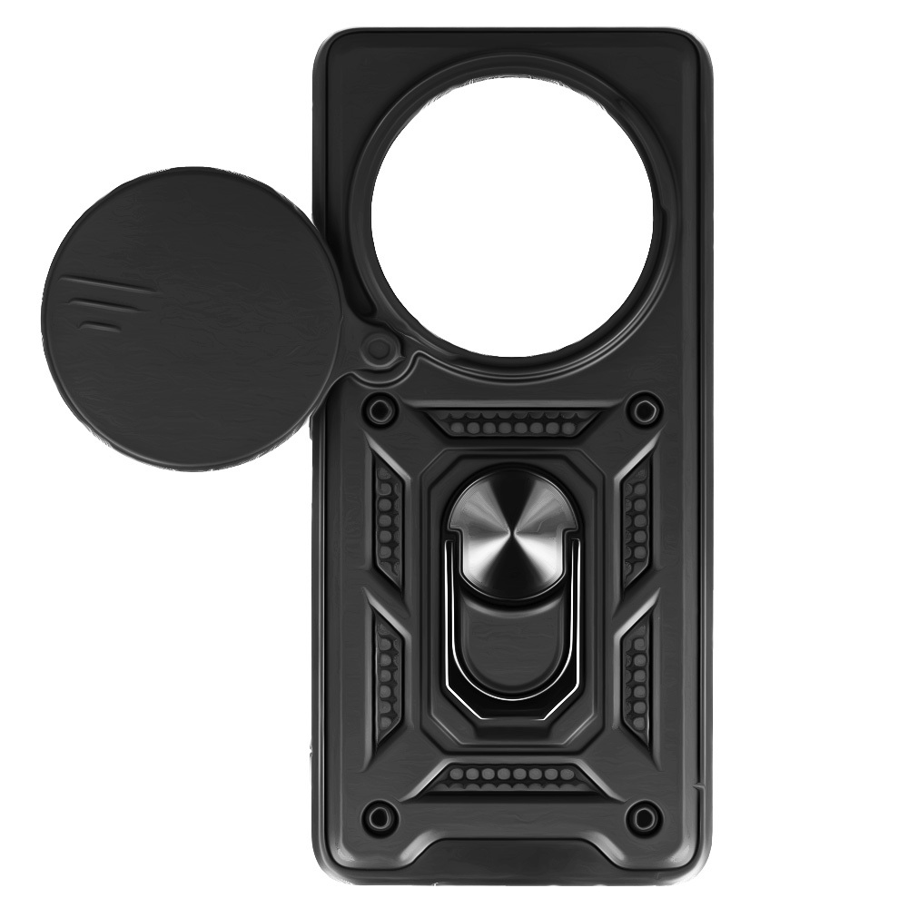 Pokrowiec pancerny Slide Camera Armor Case czarny Realme 12 PRO 5G / 2