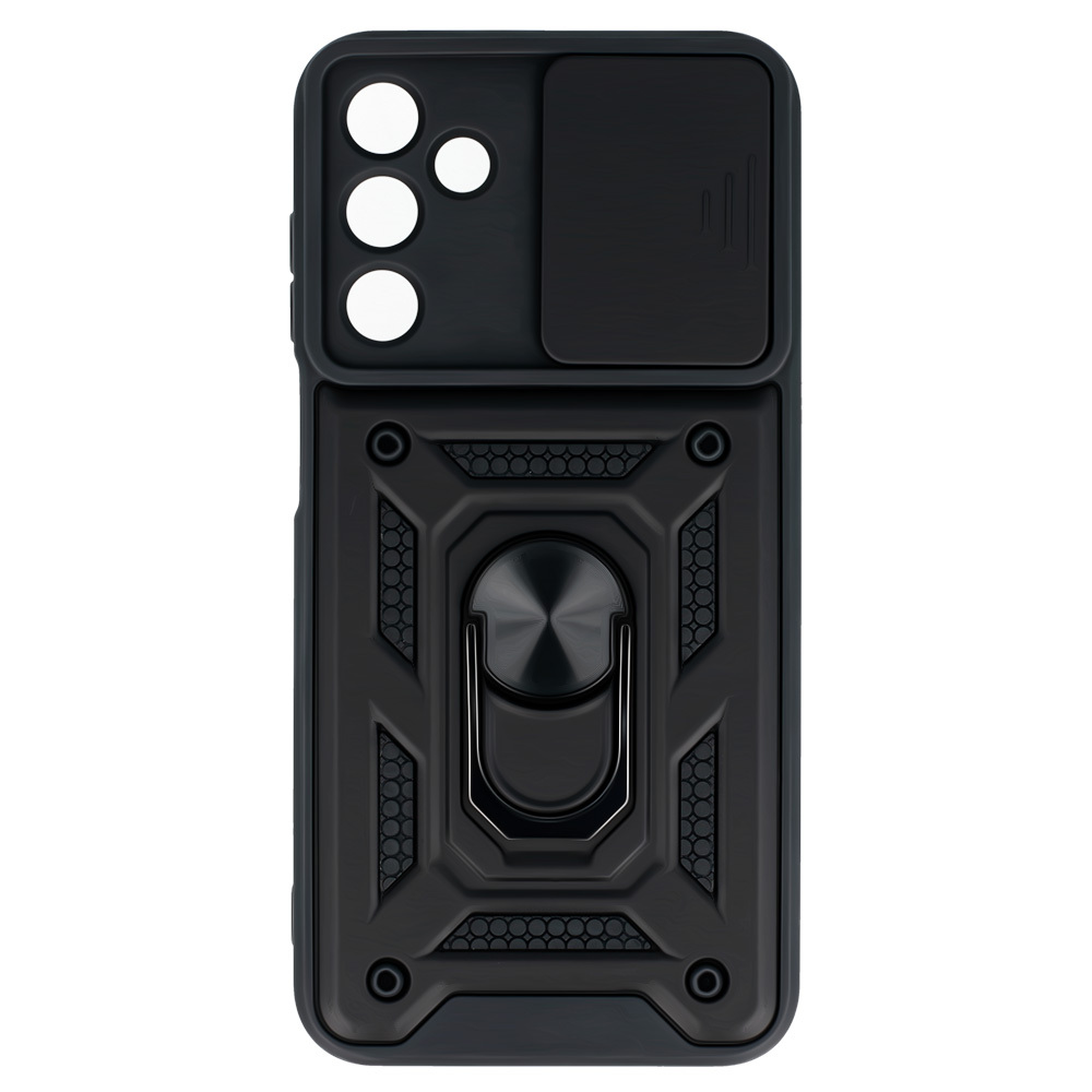 Pokrowiec pancerny Slide Camera Armor Case czarny Samsung Galaxy M15 5G / 2