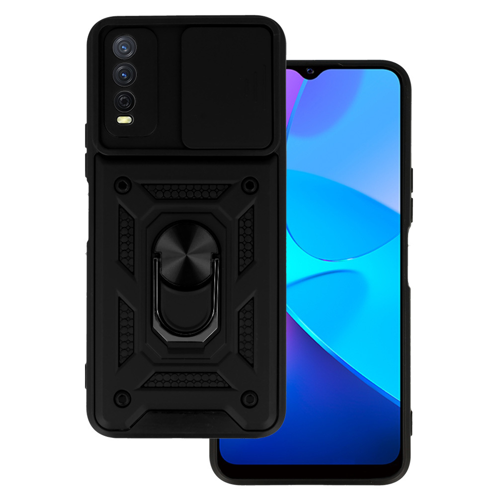 Pokrowiec pancerny Slide Camera Armor Case czarny Vivo Y11S