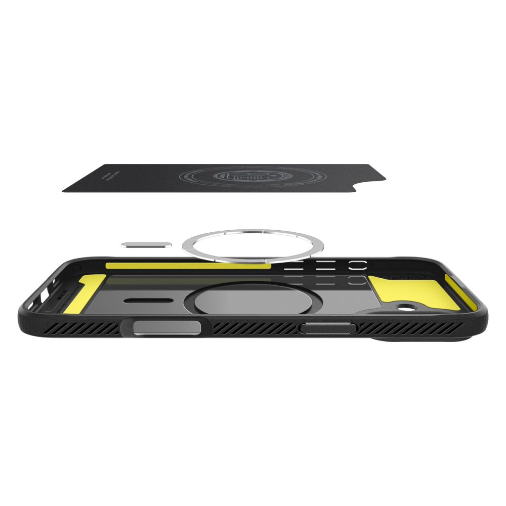 Pokrowiec pancerny Spigen Rugged Armor czarny Apple iPhone 16 / 7